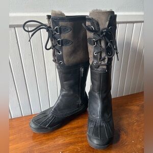 UGG Belcloud Winter Boots Leather & Sheepskin. Warm & Comfy 8
